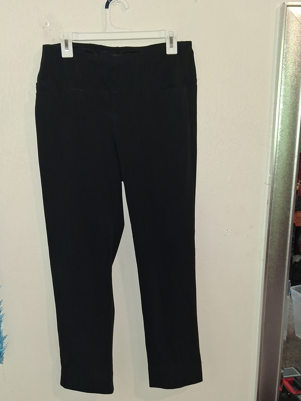 J-Jill Wearever Women's Black Straight-Leg Stretch Pull-On Pants